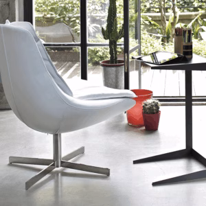 Bontempi Casa Daya Armchair in Leather or Fabric