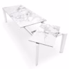 Delta Ceramic Marble Extending Table by Calligaris 