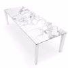 Delta Ceramic Marble Extending Table by Calligaris 