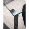 Desalto Liko Dining Table 404 in Transparent Glass Top