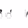 Globus Chair by Stua Dimensions