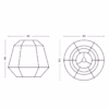 Bonbon Shade Earth Tones Pendant Light by Hay
