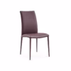 Eforma Asia Chair Diamond Quilted Upholstered with Metal Frame, In Low or High Back