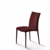 Eforma Asia Chair Diamond Quilted Upholstered with Metal Frame, In Low or High Back