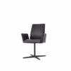 Eforma Ekta 4 Way Upholstered Office Chair & Armchair with Painted or Polished Aluminium Swivel 4 Way Base