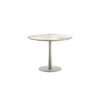 Eforma FILU Bistro Round Dining Table Ceramic Top