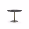 Eforma FILU Bistro Round Dining Table Ceramic Top
