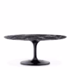 Eichholtz Solo Oval Dining Table Black or Grey Faux Marble