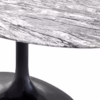 Eichholtz Solo Oval Dining Table Black or Grey Faux Marble