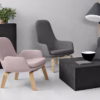 Era Low Lounge Wooden Leg Chair By Normann Copenhagen