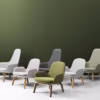 Era Low Lounge Wooden Leg Chair By Normann Copenhagen