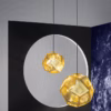 Tom Dixon Brass Etch Shade 50cm Pendant Light