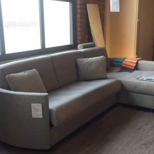 Bolero Sofabed with Chaise & Curved Arm