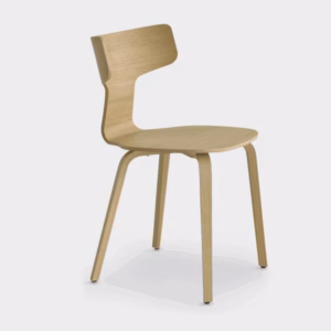 Fedra Wood Legs Chair by Lapalma