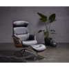 FLEXLUX Clement Lounge Chair with Footstool