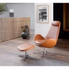 FLEXLUX Ghost High Lounge Chair with Footstool