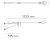FLOS 265 Wall Light Samll Dimensions