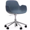 Form Swivel Armchair Wheels Base Gaslift by Normann Copenhagen