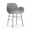 Form Armchair Metal Base By Normann Copenhagen