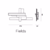 Foscarini Fields Wall Light 4 Different Sizes 2 Different Colours