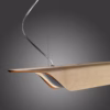 Foscarini Troag Strip Suspension Light Wood 185cm Length in 2 Finishes