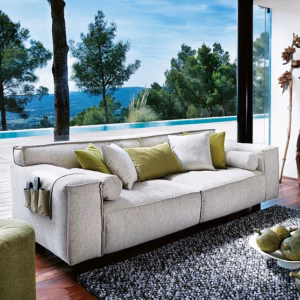 Furninova Vesta 2 Seater Sofa in Fabric or Leather