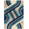 Gala GA03 Blue Retro Rug by Asiatic