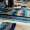 Gala GA03 Blue Retro Rug by Asiatic