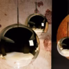 Tom Dixon Gold Mirror Ball Pendant Light