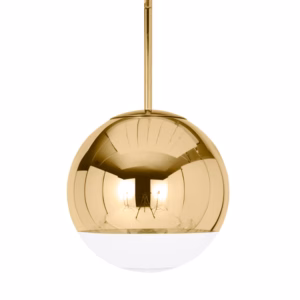 Tom Dixon Gold Mirror Ball Pendant Light