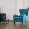 SITS Greta Armchair Upholstered in Fabric, Leather