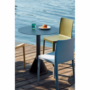 Hay Palissade Outdoor Cone Round Dining Table ⌀70 x H74