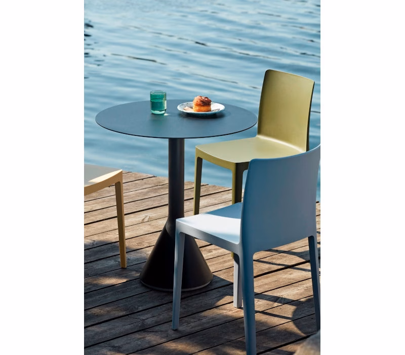 Hay Palissade Outdoor Cone Round Dining Table ⌀70 x H74