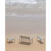 Hay Palissade Outdoor Dining Bench with Arms