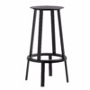 Hay Revolver Stool Black 65cm Height (2 In Stock)