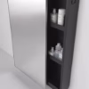 Horm Backstage Mirror Sliding Storage Unit with Shelves