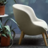 Hyg Low Lounge Oak Synergy Chair By Normann Copenhagen