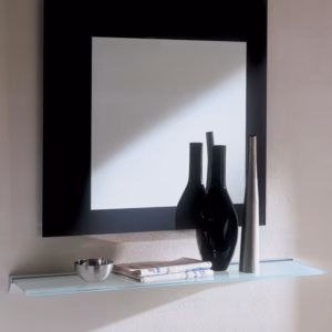 Square 80x3x80 Gloss Glass Mirror by Bontempi Casa