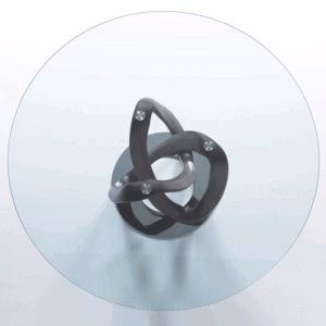 Infinity Round Coffee Table by Porada