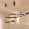 In the Wind Pendant Horizontal Suspension Lamp by Nemo