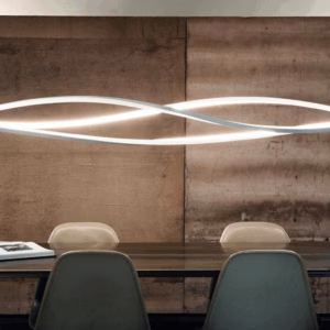 In the Wind Pendant Horizontal Suspension Lamp by Nemo