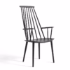 J-Series J110 Black Chair with Armrests by Hay