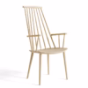 J-Series J110 Nature Chair with Armrests by Hay