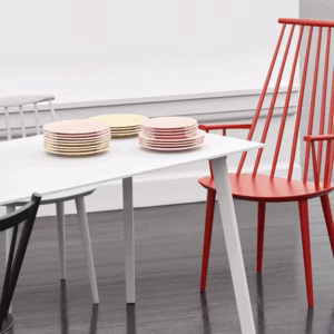 J-Series J110 Raspberry Chair with Armrests by Hay