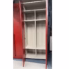 Plana Red Wardrobe 4 Door