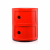 Kartell Componibili 2 Element Storage Unit - Red