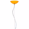 Kartell Fl/y Transparent Suspension Light - Orange