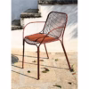 Kartell HIRAY Outdoor Dining Chair with Arms