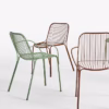 Kartell HIRAY Outdoor Dining Chair with Arms