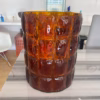 Kartell Matelassé Vase - Amber